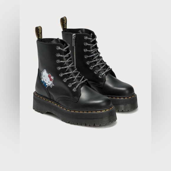 Dr. Martens Hello Kitty Jadon Leather Boots - Picture 5 of 14